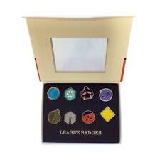 Pokemon Cartoon Anime All 8 Johto Gym Badges Gen. 2 for Cosplay - Collector Box picture