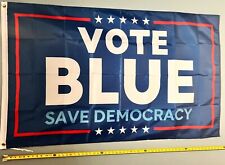 Democrat FLAG FREE USA SHIP Vote Blue Save Democracy America Biden USA Sign 3x5' picture