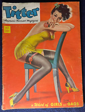 Titter October 1954 - Pinup Vintage Cheesecake COMBINE SHIPPING INV#085 picture