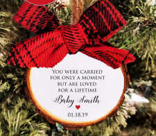 Personalized Miscarriage Christmas Ornament. You Were Carried for Only. All Orna picture