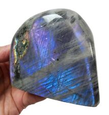 Labradorite Purple Fully Polished Freestand Madagascar 414.4 grams.. picture