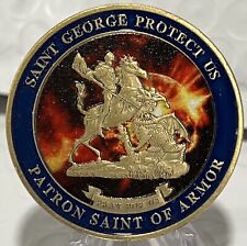 * Police SWAT Challenge Coin St George Protector Of SWAT Officers Beautiful Coin picture