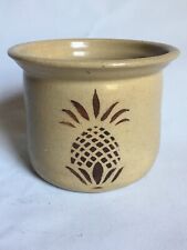 Pottery Pineapple Container Signed picture