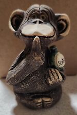 Artesania RinconadaMonkey/Chimp With Scotch Bottle Figurine Hand Made In Uruguay picture