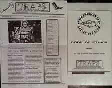 1993 TRAPS NEWLETTER & N.A.T.C.A. CODE OF ETHICS & MEMBERSHIP APPLICATION LOT picture