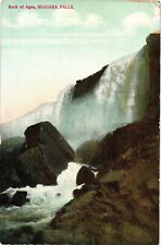 1909 Rock of Ages Waterfall Niagara Falls New York Postcard picture