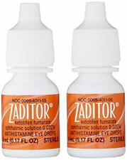 ZADITOR Antihistamine Eye Drops - Fast Acting & Long Lasting Itch Relief (2ct) picture