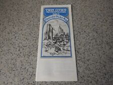 Vintage 1987 Travel Graphics Twin Cities Illustrated Pocket Map Minneapolis picture
