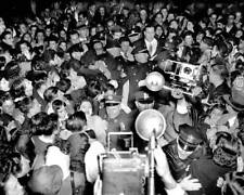 Frank Sinatra being mobbed by fans in Hoboken New Jersey New York Old Photo picture