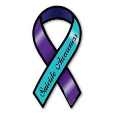 Suicide Awareness Large Ribbon Magnet picture