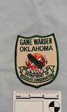 Oklahoma Department of Wildlife Conservation Game Warden Patch picture