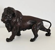 Vintage Lion Figurine Hard Resin, 7