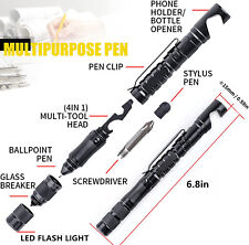 Military Tactical Outdoor Survival Tool Kit Pen Emergency Camping Window Breaker picture