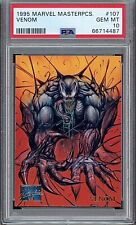 1995 Marvel Masterpieces #107 Venom PSA 10 💎 POP 6🔥RARE🔥 picture