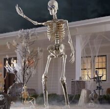 12 FT Foot Giant Skeleton With Animated LCD Eyes Halloween Home Depot BRAND NEW picture