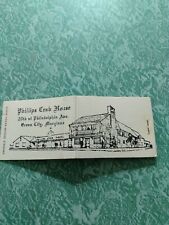 Vintage Matchbook S14 Collectible Ephemera Ocean City Maryland Phillips Crab Hou picture