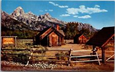 Moose Wyoming Chapel of the Transfiguration Vintage Chrome Postcard A72 picture