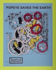 1994 Bally / Midway Popeye Saves the Earth Pinball Machine Rubber Ring Kit picture