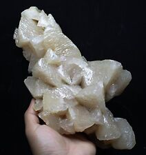 6.55lb Beauty Ladder-like Pink Calcite Crystal cluster Mineral Specimen/China picture