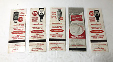 Lot of 5 Vintage Walgreens Matchbook covers - Advertisements - No Matches picture