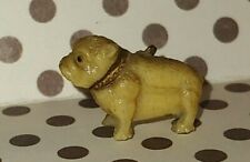 Vintage Miniature Plastic Celluloid Bull Dog Cracker Jack Charm Prize Japan picture