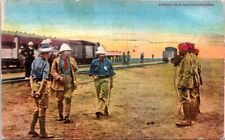 1909, SAFARI, Railroad, Selecting Head Porters Postcard - Illustration Bureau picture