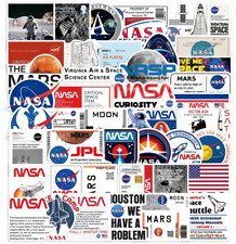 50 pcs Space Astronaut NASA Mission Vinyl Sticker/Decal Lot Assortment NEW picture