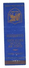Matchbook: NATO/USAF HQ 6th Allied Tactical Air Force - Izmir, Turkey picture