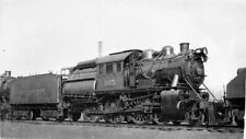 RDG reading railroad 4-6-0 camelback 605 negative picture