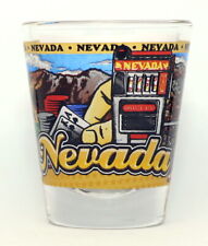 NEVADA STATE WRAPAROUND SHOT GLASS SHOTGLASS picture