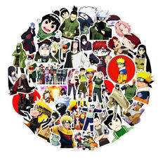 50 Pcs Pack NARUTO Uzumaki Anime Stickers Laptop Car Phone Fridge Decal Bomb  picture