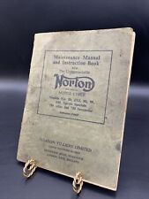 Norton Motorcycle Maintenance Manual and Instruction Book P106/P picture