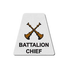 3M Scotchlite Reflective White Battalion Chief Horns Tetrahedron picture