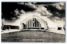 c1930's View Of Cincinnati Union Terminal Cincinnati Ohio OH RPPC Photo Postcard picture
