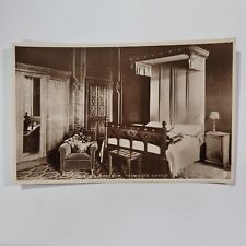 Taymouth Castle Queen's Bedroom Vintage RPPC Real Photo Postcard Scotland Perth picture