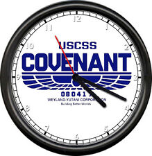 Alien Covenant USCSS Spacecraft Ship Weyland-Yutani Corporation Sign Wall Clock picture