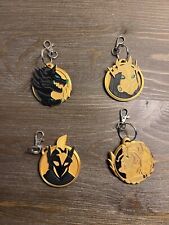 Fortnite Medallion Keychain 4 Pack Zeus Cerberus Ares Hades picture