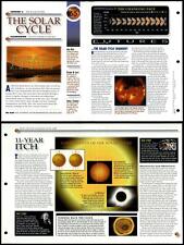 The Solar Cycle #65 Solar System Secrets Of The Universe Fact File Fold-Out Page picture
