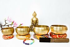 Purify 4.5 inch Bowl Hand Beaten Hammering Singing bowls for sound healing  picture