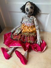 Olive Rose Folk Art Doll Day of the Dead 