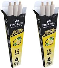 King Palm | 11/4 Size | Lil Lemon | 2 Packs of 6 Each = 12 Rolls picture