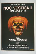 HALLOWEEN II 2 17x24 Original exYU movie poster 1981 JAMIE LEE CURTIS HORROR picture