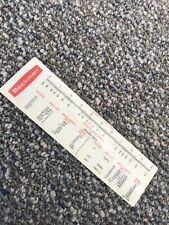 Beckman Scientific Instruments Division~item 60~radioactive decay table ruler picture