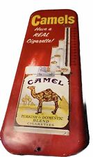 (VTG) CAMEL CIGARETTES TOBACCO STORE THERMOMETER TIN SIGN ADVERTISING  picture