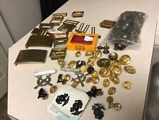 Lot of Vintage United States Marine Corp Items Buttons Buckles Tacks Insignia picture