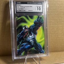 CGC 10  (Gem Mint) Venom ‘94 Flair Marvel Annual - Power Blast #7 of 18  picture