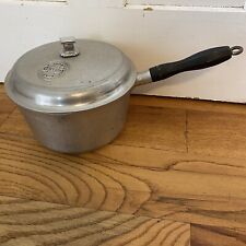 Rare Vintage Griswold Hammered Aluminum Sauce Pan A413C With Original Lid 8.5” picture