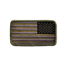 Bastion Morale Patch 3 x 2 Hook & Loop Reverse USA Flag Backwards Military ACU picture