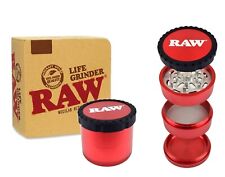 RAW Life Grinder Red | Innovative Modular 4 Piece Grinder - HERB picture