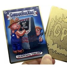 Garbage Pail Kids GPK Disgrace to the White House #6A Tampering Trump Gold Card picture